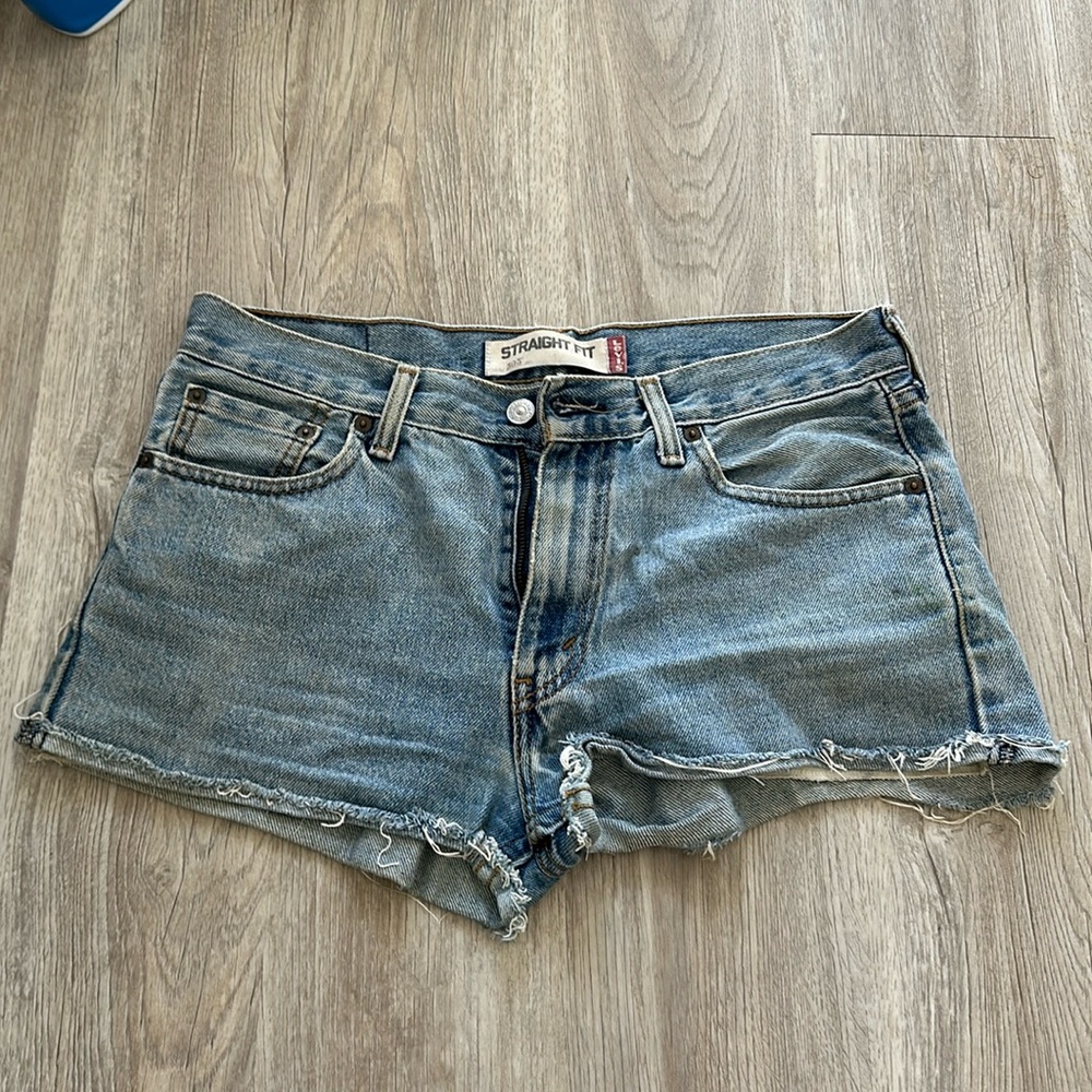 Levi Blue Denim Short
